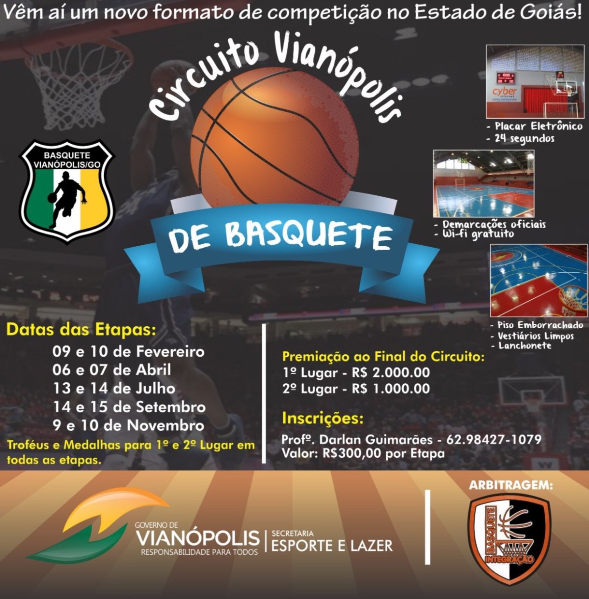 1ª Etapa do Circuito Vianópolis de&nbsp;Basquete